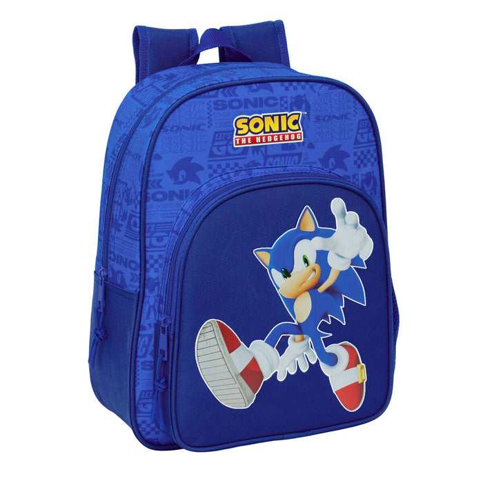 Училищна чанта Sonic Син 26 x 34 x 11 cm