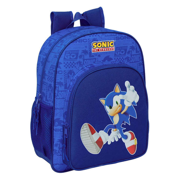 Училищна чанта Sonic Син 32 x 38 x 12 cm