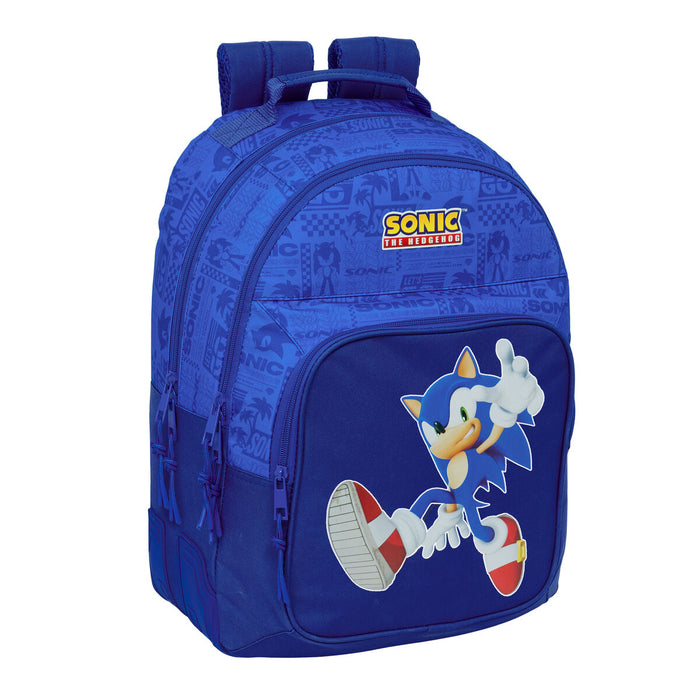 Училищна чанта Sonic Син 32 x 42 x 15 cm