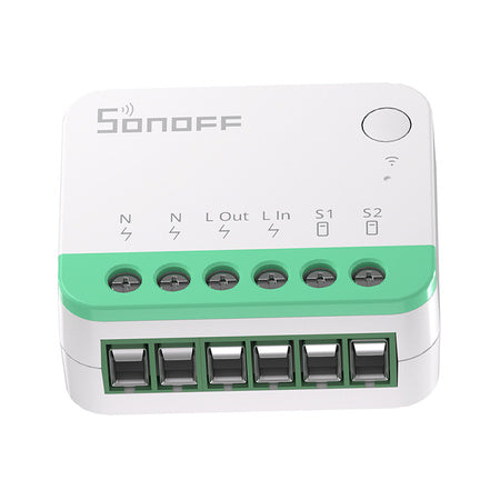Sonoff MINIR4M Matter интелигентен WiFi мини превключвател (HomeKit, SmartThings, Домашен асистент).