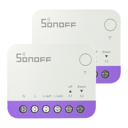 Sonoff MINI-RBS WiFi интелигентен мини превключвател за ролетни щори (2 бр.)