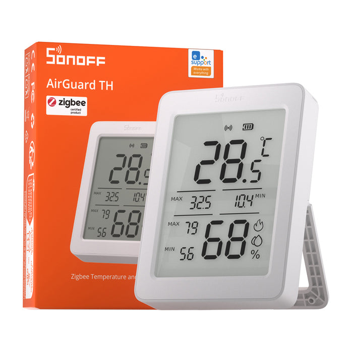 Sonoff AirGuard TH SNZB-02DR2 ZigBee LCD сензор за температура и влажност