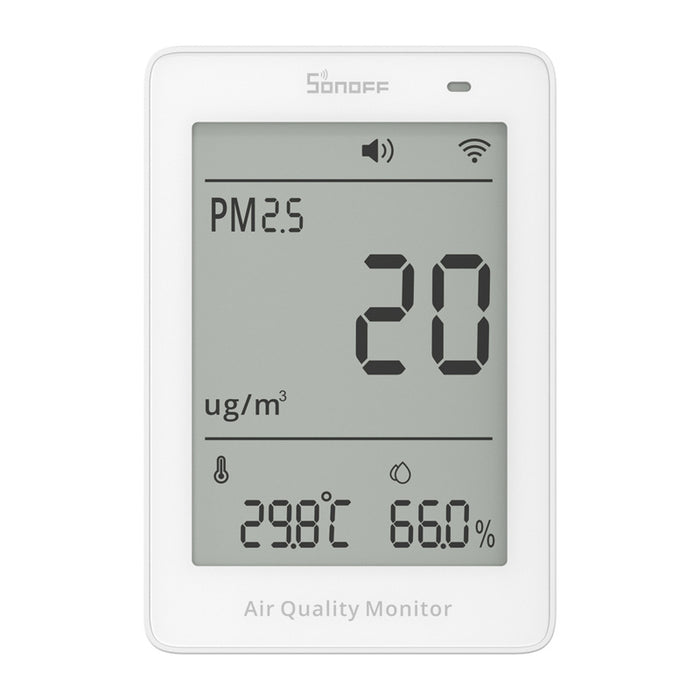 Sonoff AirGuard PM2.5 SAWF-07P WiFi LCD монитор за качество на въздуха