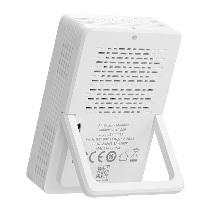 Sonoff AirGuard CO2 SAWF-08P WiFi LCD измервател на качеството на въздуха