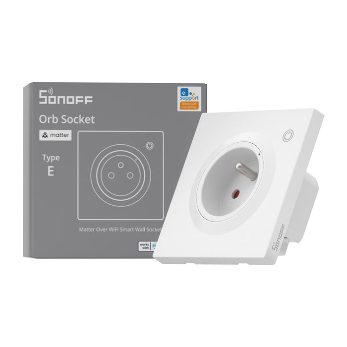 Sonoff WS01TPE-E WiFi интелигентен стенен контакт (тип E)