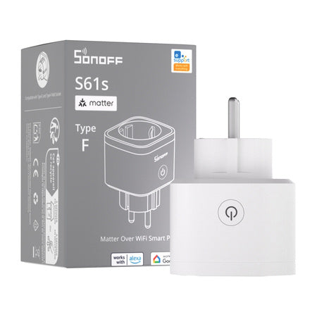 SONOFF S61s Matter Външен щепсел чрез Wi-Fi