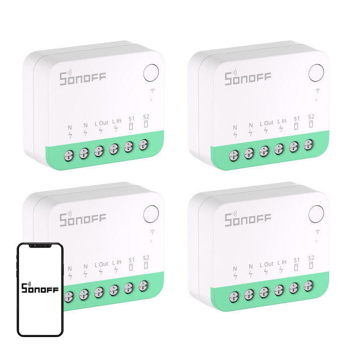 SONOFF MINIR4M (Extreme) Matter Switch - пакет от 4 броя