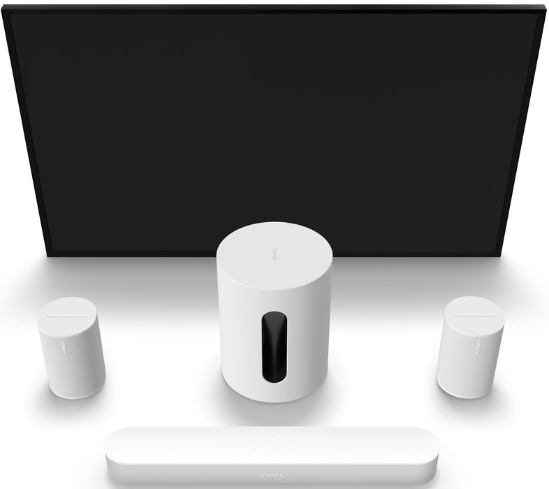 Саундбар система Sonos - Home Cinema, 7.1.4 Dolby Atmos, Wi-Fi, бяла