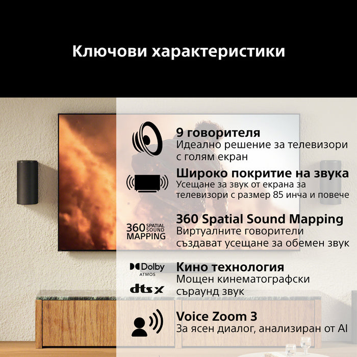 Soundbar система SONY HT-A8 BRAVIA THEATRE TRIO