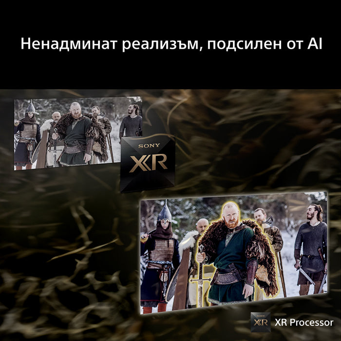 Телевизор SONY K-55XR75M2 BRAVIA 7II 4K SMART TV, GOOGLE TV, 55.0 ", 139.0 см