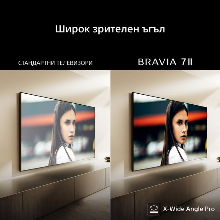 Телевизор SONY K-55XR75M2 BRAVIA 7II 4K SMART TV, GOOGLE TV, 55.0 ", 139.0 см