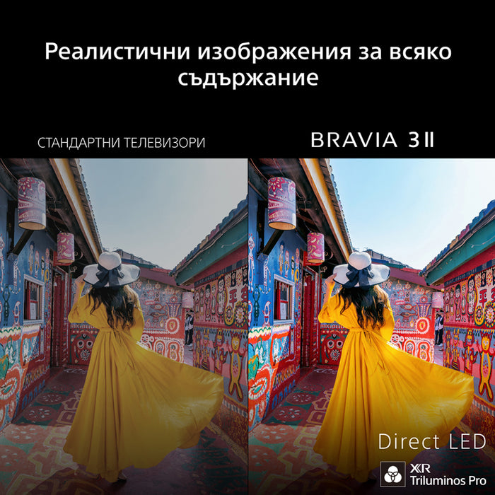 Телевизор SONY BRAVIA 3II K-85XR35 4K Ultra HD LED SMART TV, GOOGLE TV, 85.0 ", 215.0 см