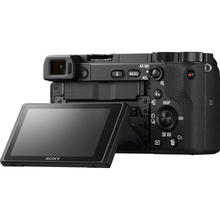 Безогледален фотоапарат SONY ALPHA ILCE6400AKB 24.2 MPx, WI-FI, MIRRORLESS