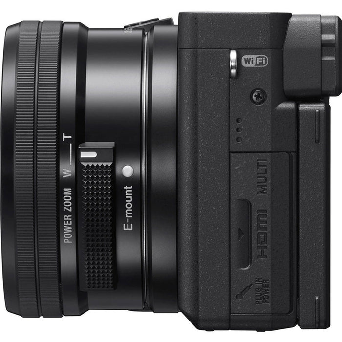 Безогледален фотоапарат SONY ALPHA ILCE6400AKB 24.2 MPx, WI-FI, MIRRORLESS