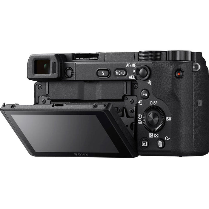 Безогледален фотоапарат SONY ALPHA ILCE6400AKB 24.2 MPx, WI-FI, MIRRORLESS