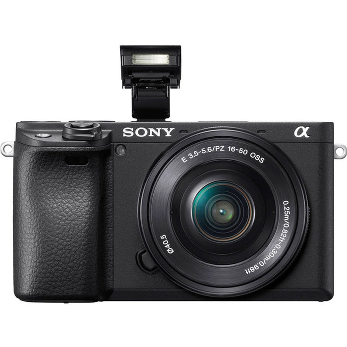 Безогледален фотоапарат SONY ALPHA ILCE6400AKB 24.2 MPx, WI-FI, MIRRORLESS