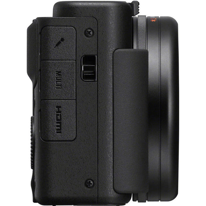 Цифров фотоапарат SONY ALPHA ZV1AB 24-70MM 20.1 MPx, ОПТИЧНО ПРИБЛИЖЕНИЕ 2.7, WI-FI, ЧЕРЕН