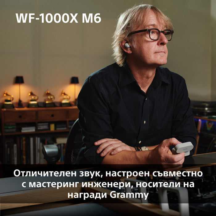 True wireless слушалки SONY WF1000XM6B WITH ANC БЕЗЖИЧНА ВРЪЗКА, ЧЕРЕН