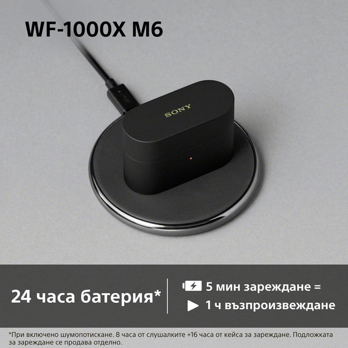 True wireless слушалки SONY WF1000XM6S WITH ANC БЕЗЖИЧНА ВРЪЗКА, СИВ