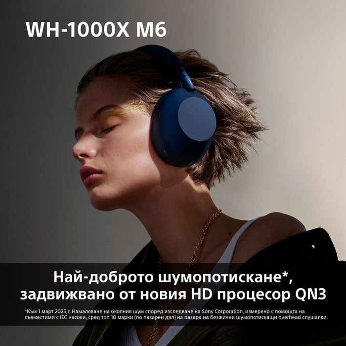 Стерео слушалки SONY WH1000XM6P
