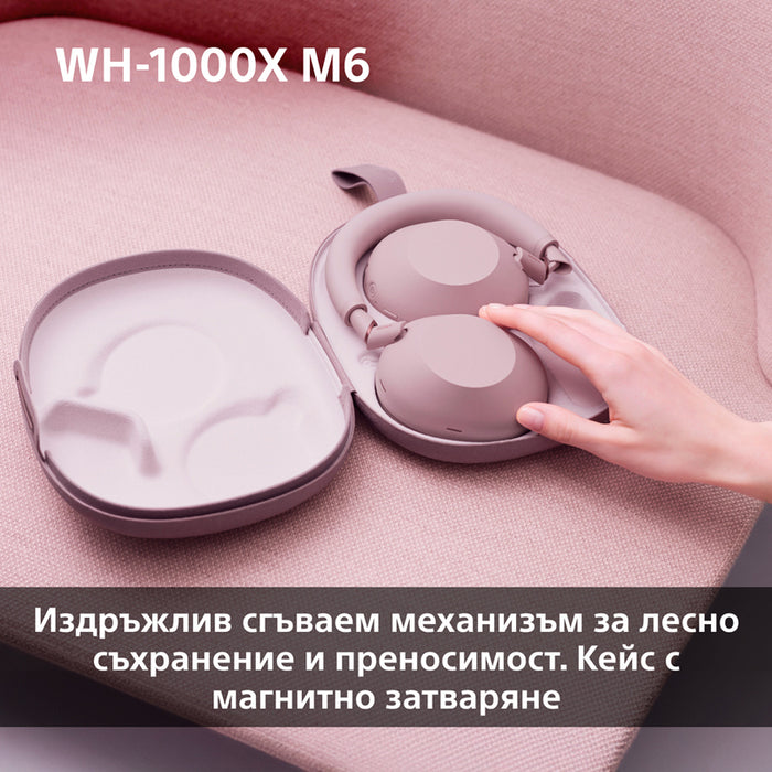 Стерео слушалки SONY WH1000XM6P