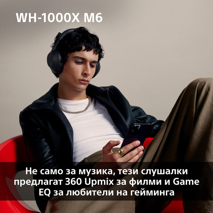 Стерео слушалки SONY WH1000XM6T