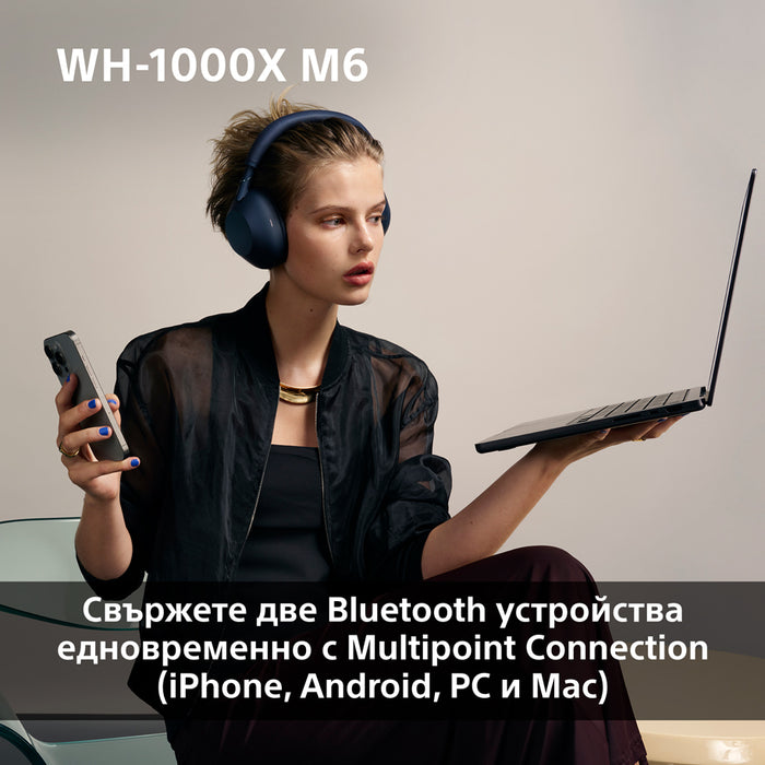 Стерео слушалки SONY WH1000XM6T