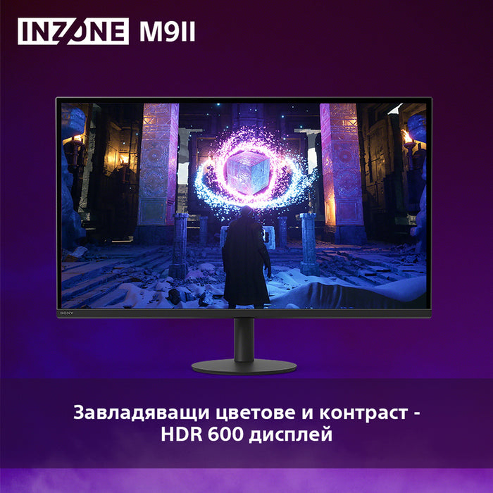 Монитор SONY INZONE M9 II SDM-27U9M2B 0.156 мм, 178°/178°, IPS, 27.0 ", 68.0 см, 3840x2160, 160.00 Hz, HDMI, DisplayPort, ЧЕРЕН