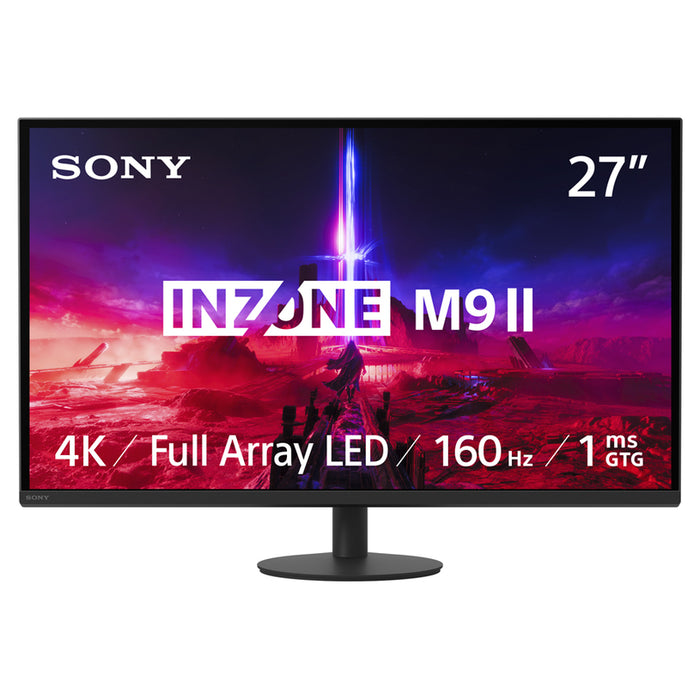 Монитор SONY INZONE M9 II SDM-27U9M2B 0.156 мм, 178°/178°, IPS, 27.0 ", 68.0 см, 3840x2160, 160.00 Hz, HDMI, DisplayPort, ЧЕРЕН