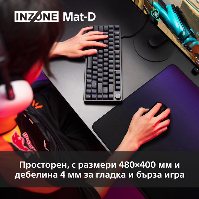 Gaming Подложка за мишка 480x400x6 mm SONY INZONE Mat-D MPDD700B.WW