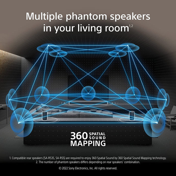 Audio system, Sony HT-A3000, 3.1ch Soundbar with 360 Spatial Sound Mapping Dolby Atmos / DTS:X, black