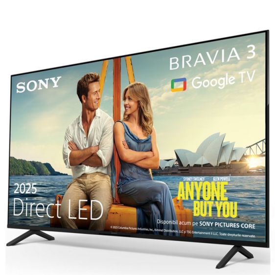 Телевизор SONY Bravia K43S39BP.CEI, 43"(108 см), 4K Ultra HD, HDR Processor X1, Smart TV (Google TV) 2025