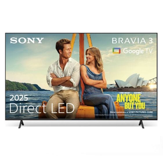 Телевизор SONY Bravia 3 K65S39B, 65" (164 см), 4K Ultra HD, Smart TV (Google TV) 2025