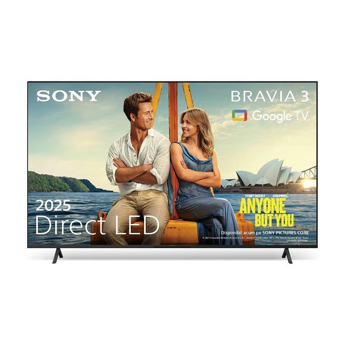 Телевизор SONY Bravia K85S35BP, 85" (215 см), 4K Ultra HD, HDR, Smart TV(Google TV), 2025