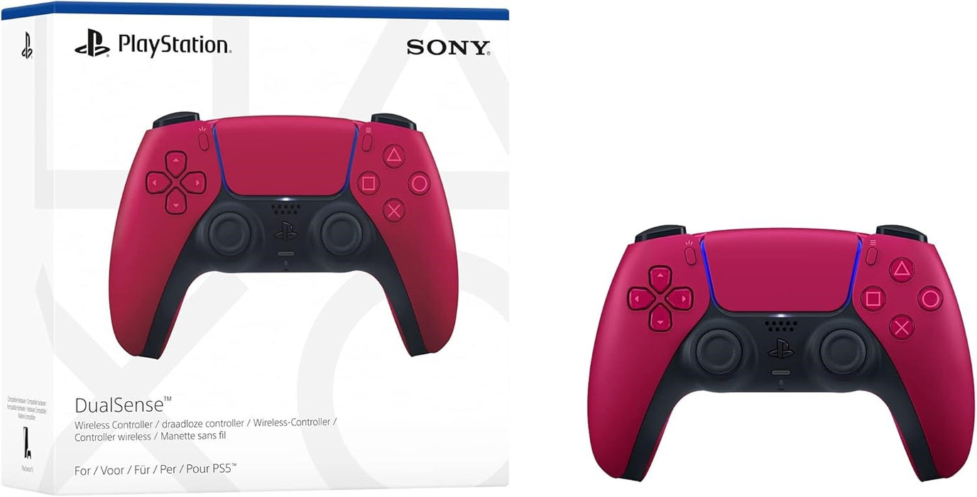 Безжичен контролер Sony DualSense PS5, червен