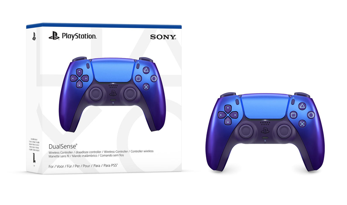 Безжичен контролер Sony PlayStation 5 DualSense геймпад Chrome Indigo