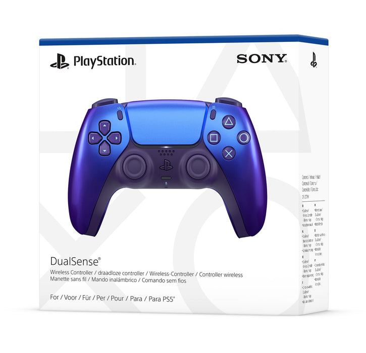 Безжичен контролер Sony PlayStation 5 DualSense геймпад Chrome Indigo