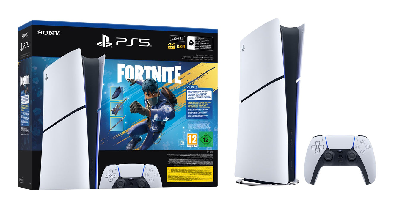 Конзола Sony PlayStation 5 Slim + Fortnite Blooming Chaos