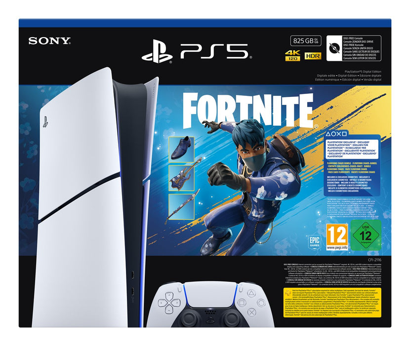 Конзола Sony PlayStation 5 Slim + Fortnite Blooming Chaos