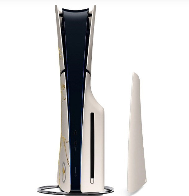 Конзола Sony PlayStation 5 - Ghost of Yotei Gold Limited Edition Bundle (моделна група - slim)