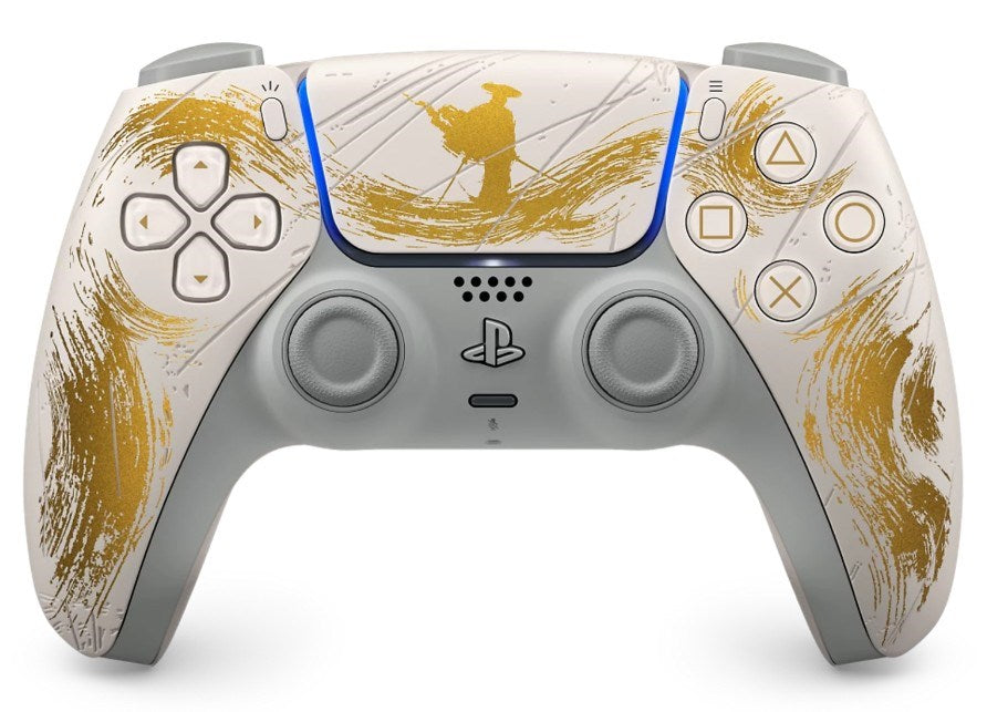 Конзола Sony PlayStation 5 - Ghost of Yotei Gold Limited Edition Bundle (моделна група - slim)