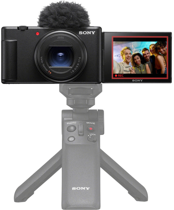 Компактен фотоапарат за влогинг Sony - ZV-1 II, 20.1MPx, черен