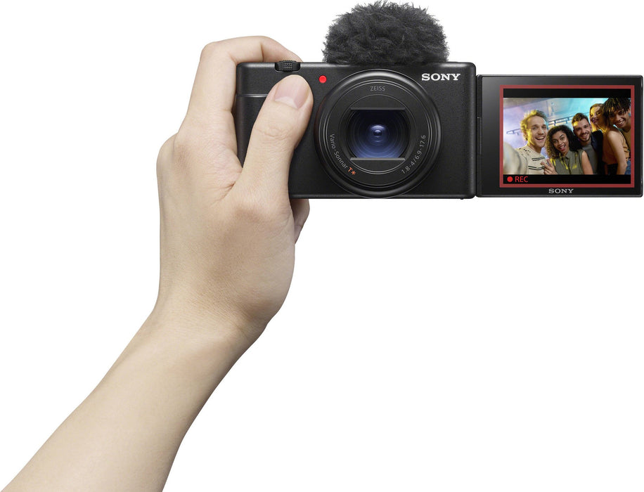 Компактен фотоапарат за влогинг Sony - ZV-1 II, 20.1MPx, черен