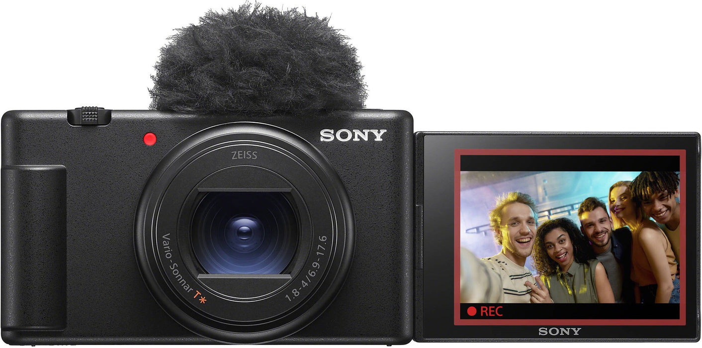 Компактен фотоапарат за влогинг Sony - ZV-1 II, 20.1MPx, черен