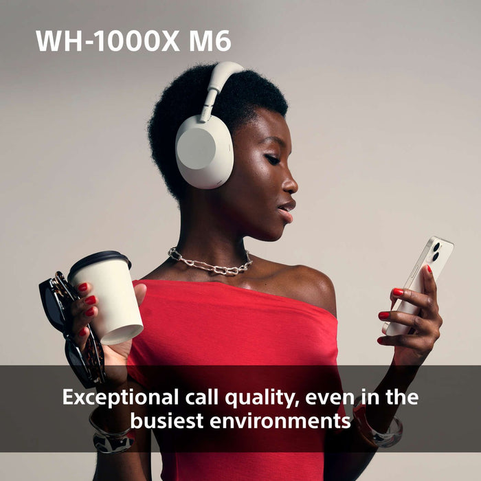Безжични слушалки Sony - WH-1000XM6, ANC, зелени