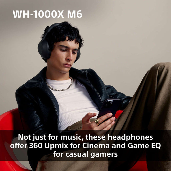 Безжични слушалки Sony - WH-1000XM6, ANC, зелени