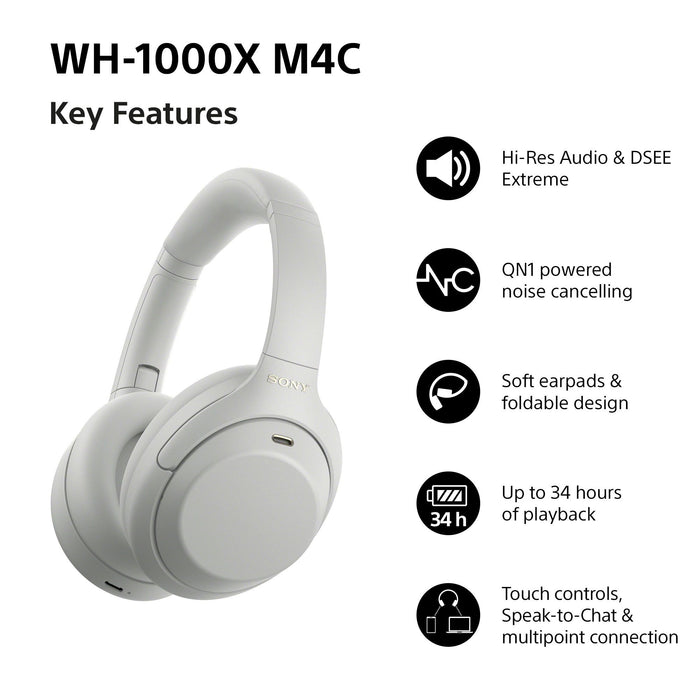 Стерео слушалки SONY WH1000XM4CS