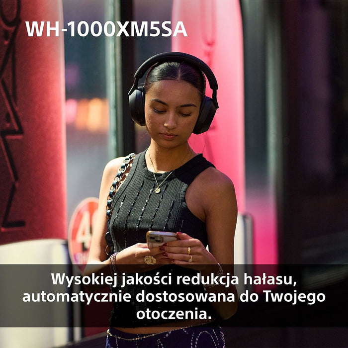 SONY WH-1000XM5SA ЧЕРНИ БЕЗЖИЧНИ СЛУШАЛКИ