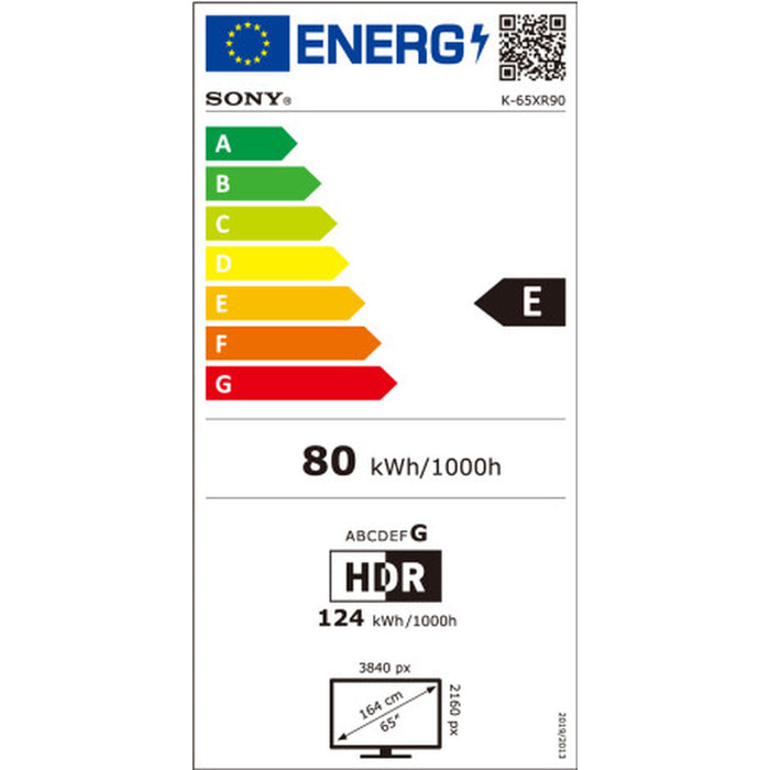 Смарт телевизор Sony K65XR90PAEP 65" LED