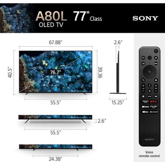 Телевизор SONY Bravia XR OLED XR77A95L